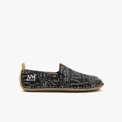 Vivobarefoot Ababa Basquiat Kids - Black School Shoes EZV130428